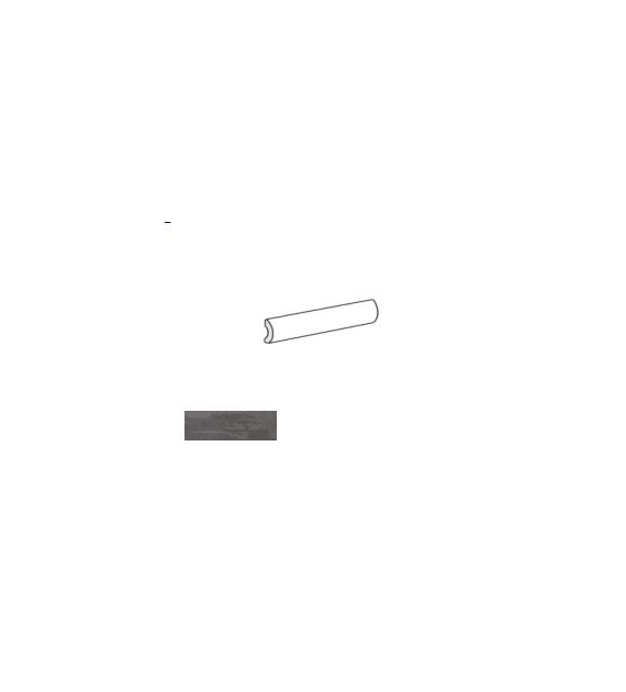 Equipe Tribeca Pencil Bullnose Basalt 3x20