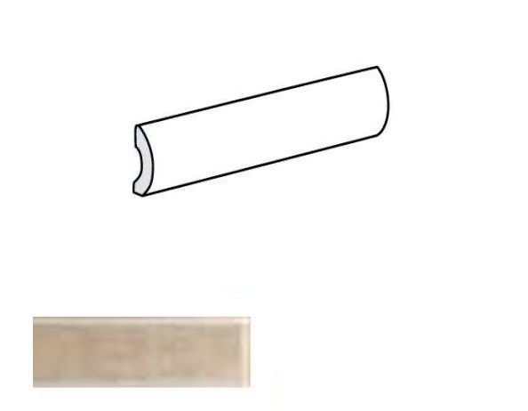 Equipe Argile Pencil Bullnose Siena 3x20