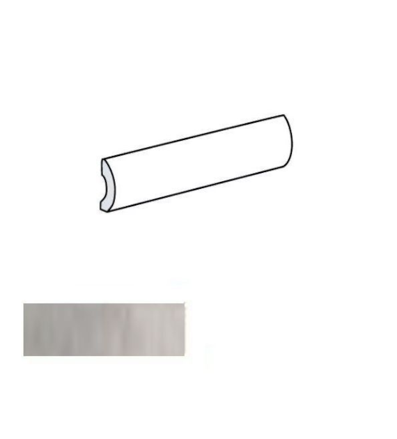 Equipe Argile Pencil Bullnose Concrete 3x20