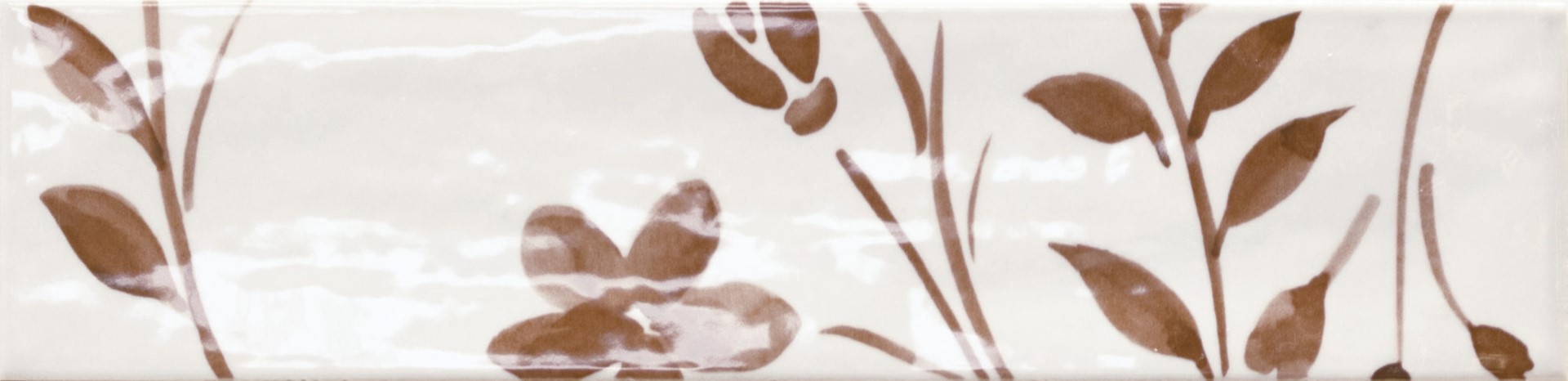 Harmony Aqua Brown Decor 6x24,6