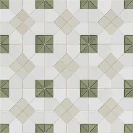 *WoW Tesserae Suit Moss 28x28 Mat