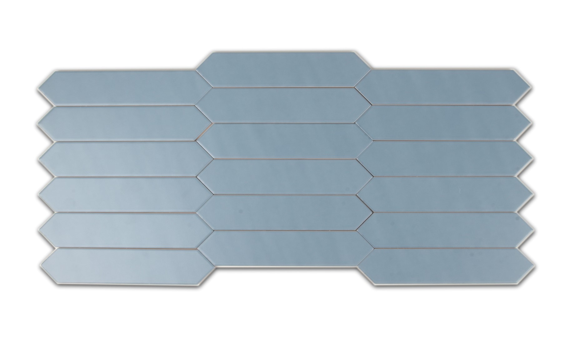 7*Carrea Bloom Navette Bleu 5x25 Mat*