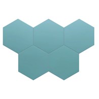 Equipe Coimbra Azure 17,5x20 Mat heksagon