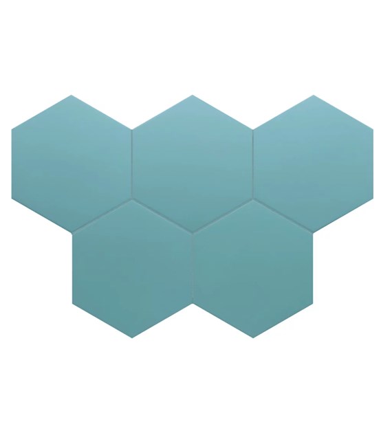 Equipe Coimbra Azure 17,5x20 Mat heksagon