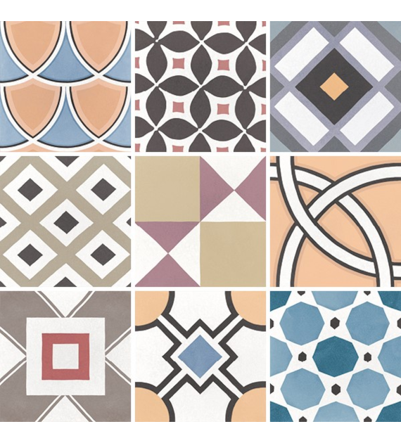 Equipe Caprice Deco Patchwork Colours 20x20