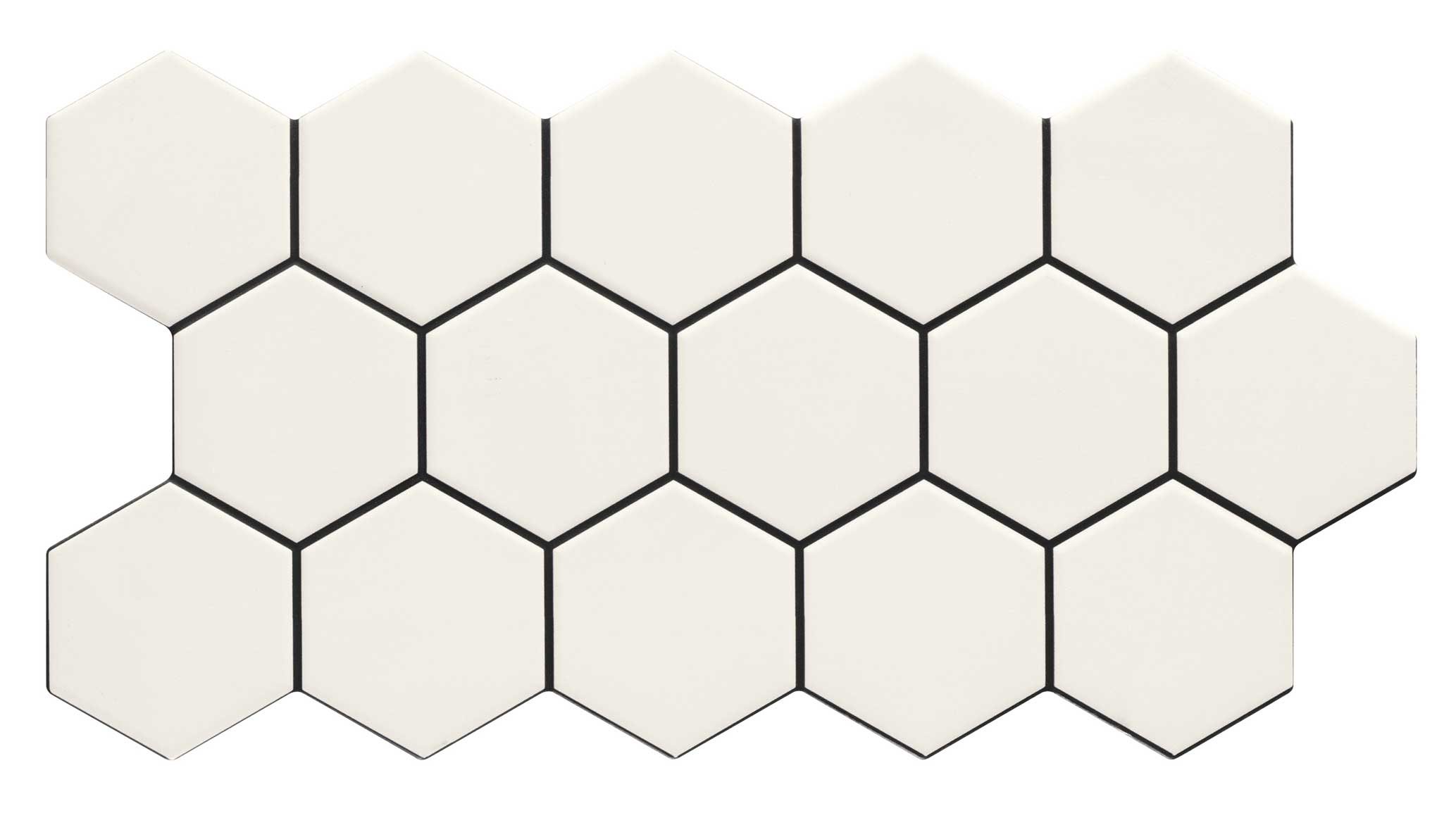 Realonda Hex Snow 26,5x51 heksag.