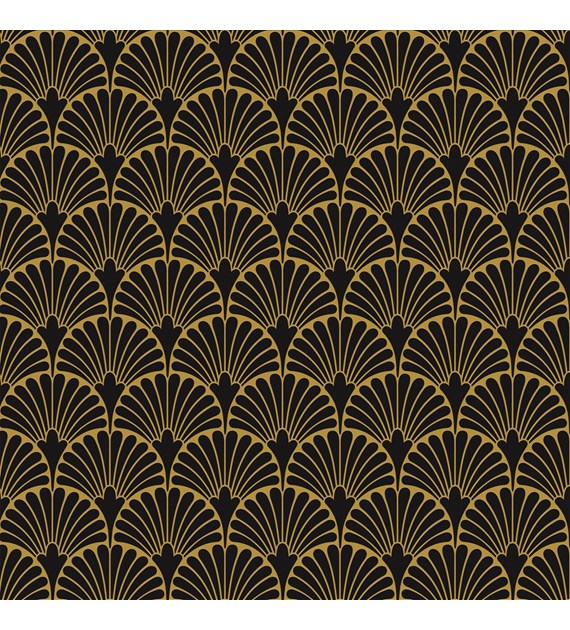 Aparici Art-Deco Black Manhattan 29,75x29,75 Natur