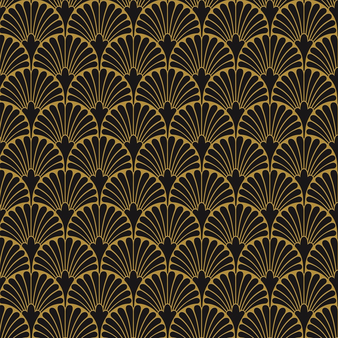 Aparici Art-Deco Black Manhattan 29,75x29,75 Natur