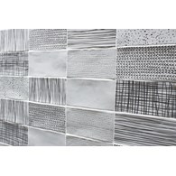 WoW Handmade B&W 7,5x15 Decor Gloss