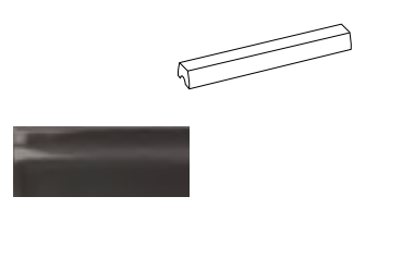 Equipe Vibe Corbel Almost Black Gloss 2x20
