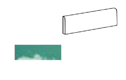 Equipe Village Bullnose Teal 6,5x20