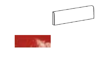 Equipe Village Bullnose Volcanic Red 6,5x20