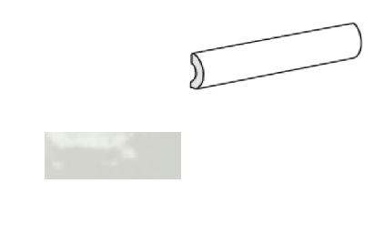 Equipe Village Pencil Bullnose White 3x20