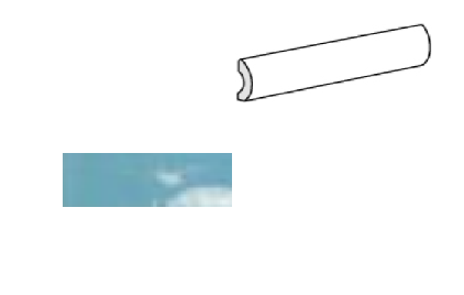 Equipe Village Pencil Bullnose Azure Blue 3x20