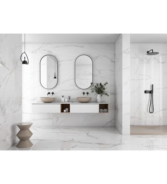 Geotiles Num Blanco Rect. 60x60 marmur