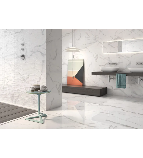 Geotiles Num Rlv. Blanco 25x50 marmur