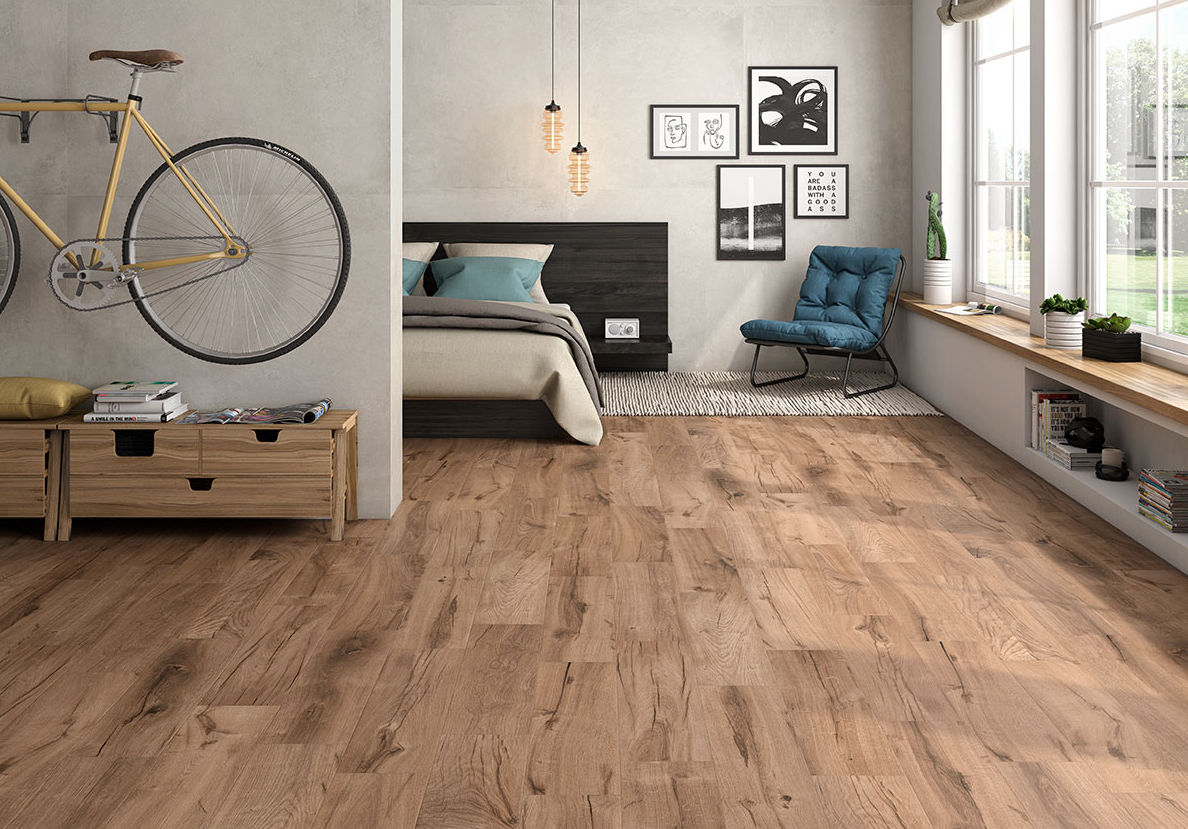 Geotiles Bricola Nut 20x75 drewno.