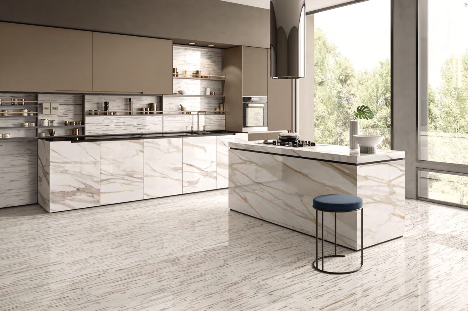 Emil TdM Rel. Calacatta Gold Canova 90x180 Lap mar