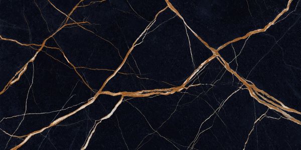 Emil Unique Marble Marmo Sahara Noir 30x60 Silk