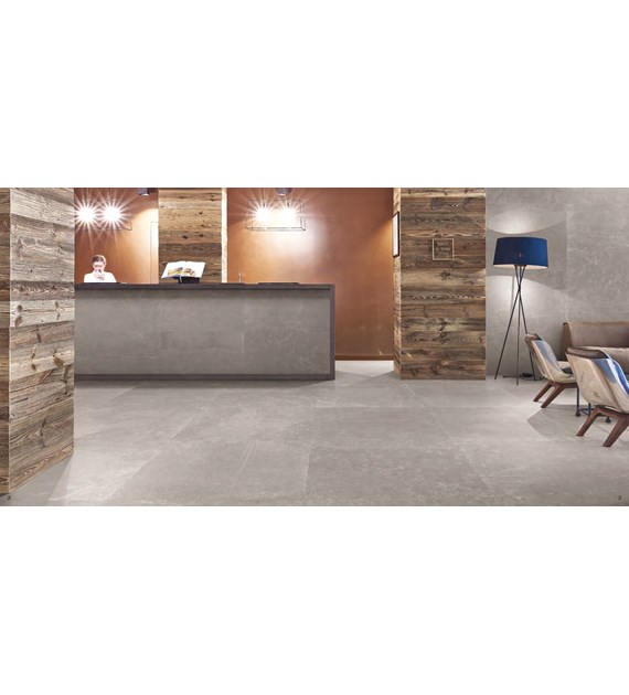 Emil Groove Bright Grey 60x60 kamień