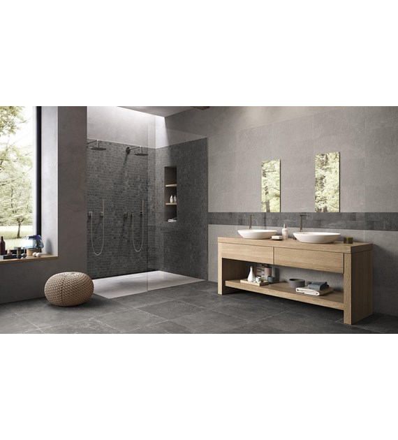 Emil Groove Bright Grey 30x60 kamień