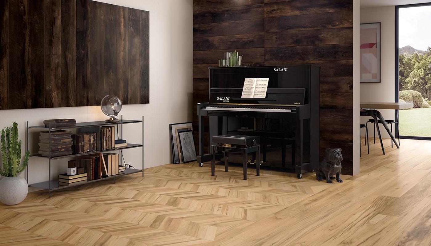 Emil Provoak Chevron Mono Quercia 29,4x34 drewno.