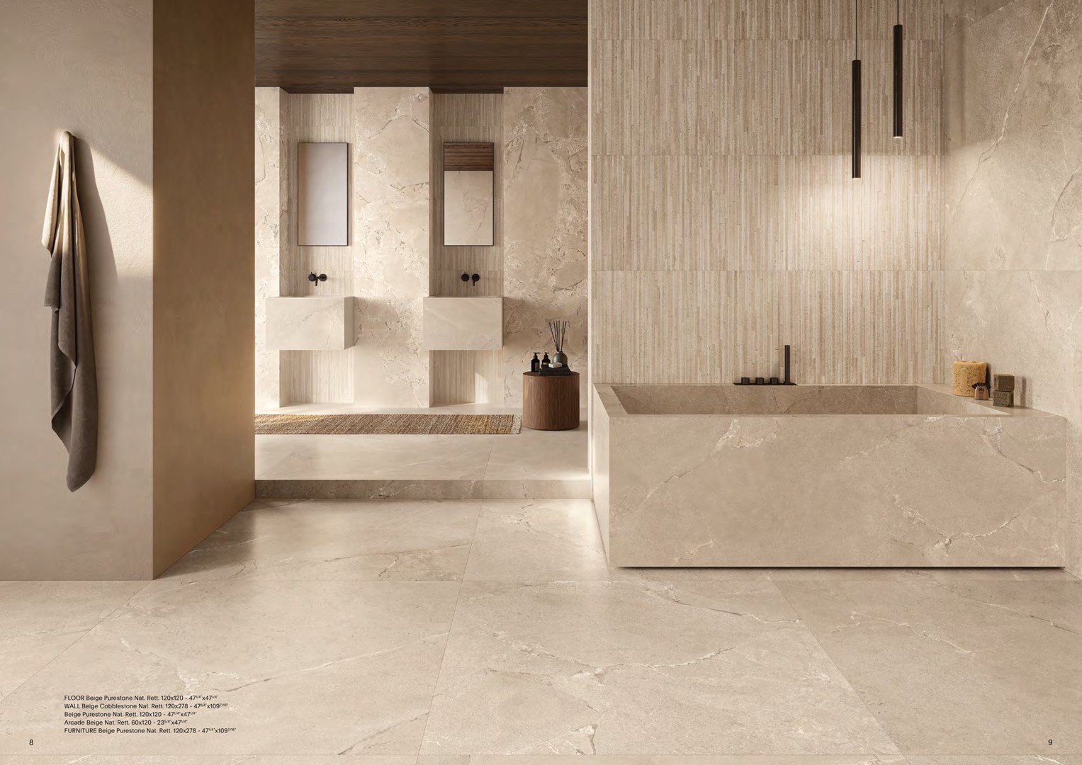 *Emil Unique Infinity Purestone Beige 120x120* Nat