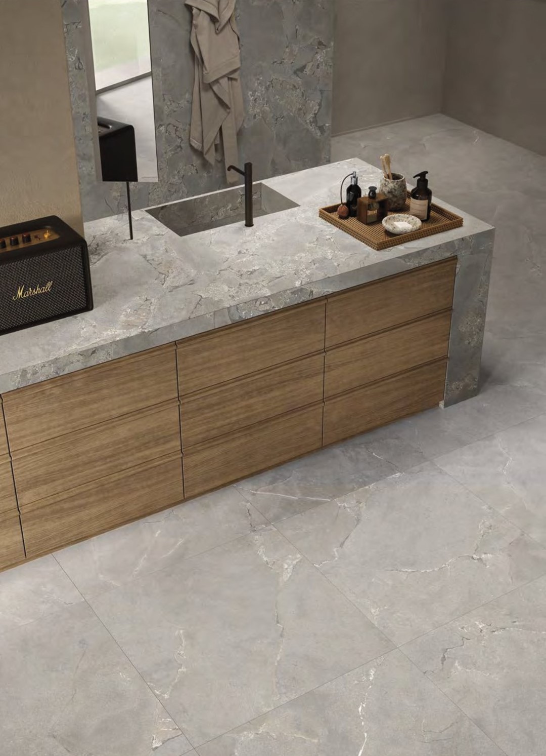 Emil Unique Infinity Purestone Grey 80x80 Nat