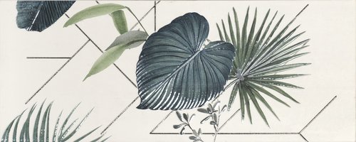 Ape Arts Decor Aka III White 20x50