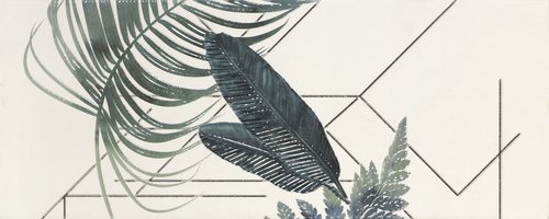 Ape Arts Decor Aka I White 20x50