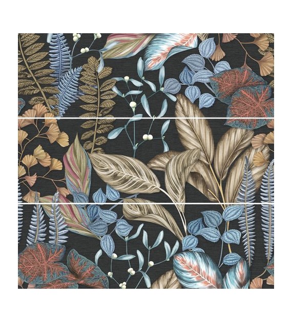 Ape Decor Set(3) ABC Biba Graphite 40x120 Mat