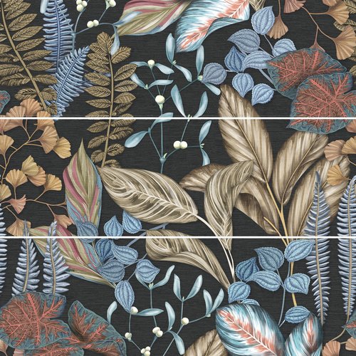 Ape Decor Set(3) ABC Biba Graphite 40x120 Mat