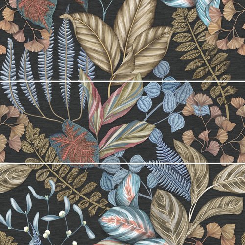 Ape Decor Set(3) DEF Biba Graphite 40x120 Mat