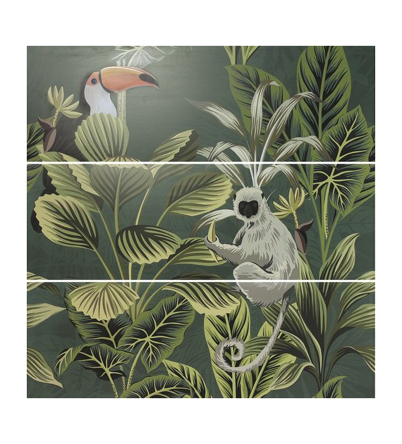 Ape Decor Set(3) DEF Toucan Green 40x120 Mat