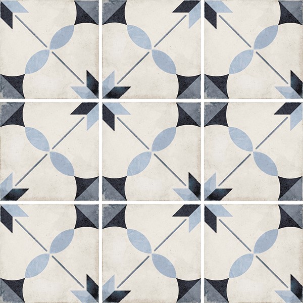*Equipe Art Nouveau Arcade Blue 20x20