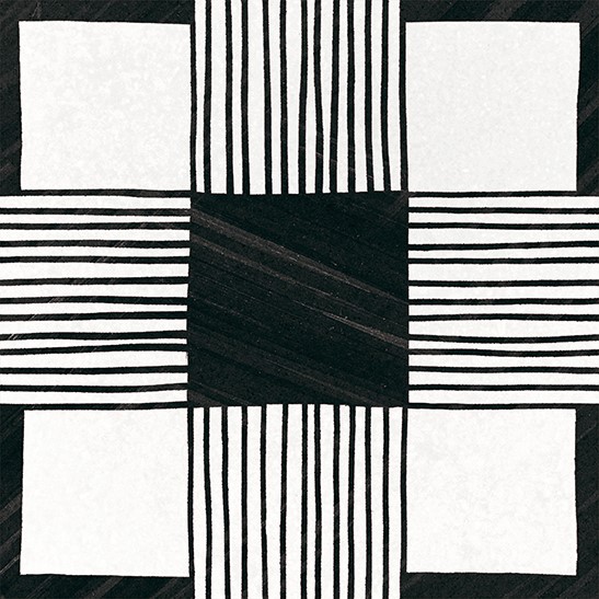 Equipe Caprice Cloth B&W 20x20