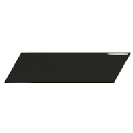 7Equipe Chevron Wall Black 18,6x5,2 Brillo Left