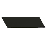 7Equipe Chevron Wall Black 18,6x5,2 Brillo Right
