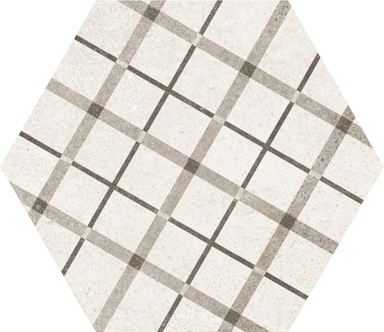 Equipe Hexatile Cement Geo Grey 17,5x20
