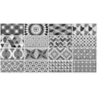 Equipe Metro Patchwork B&W 7,5x15