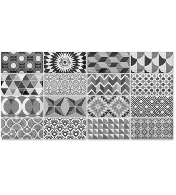 Equipe Metro Patchwork B&W 7,5x15