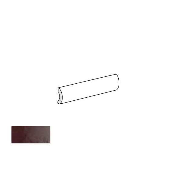 Equipe Artisan Pencil Bullnose Burgundy 3x20 listw
