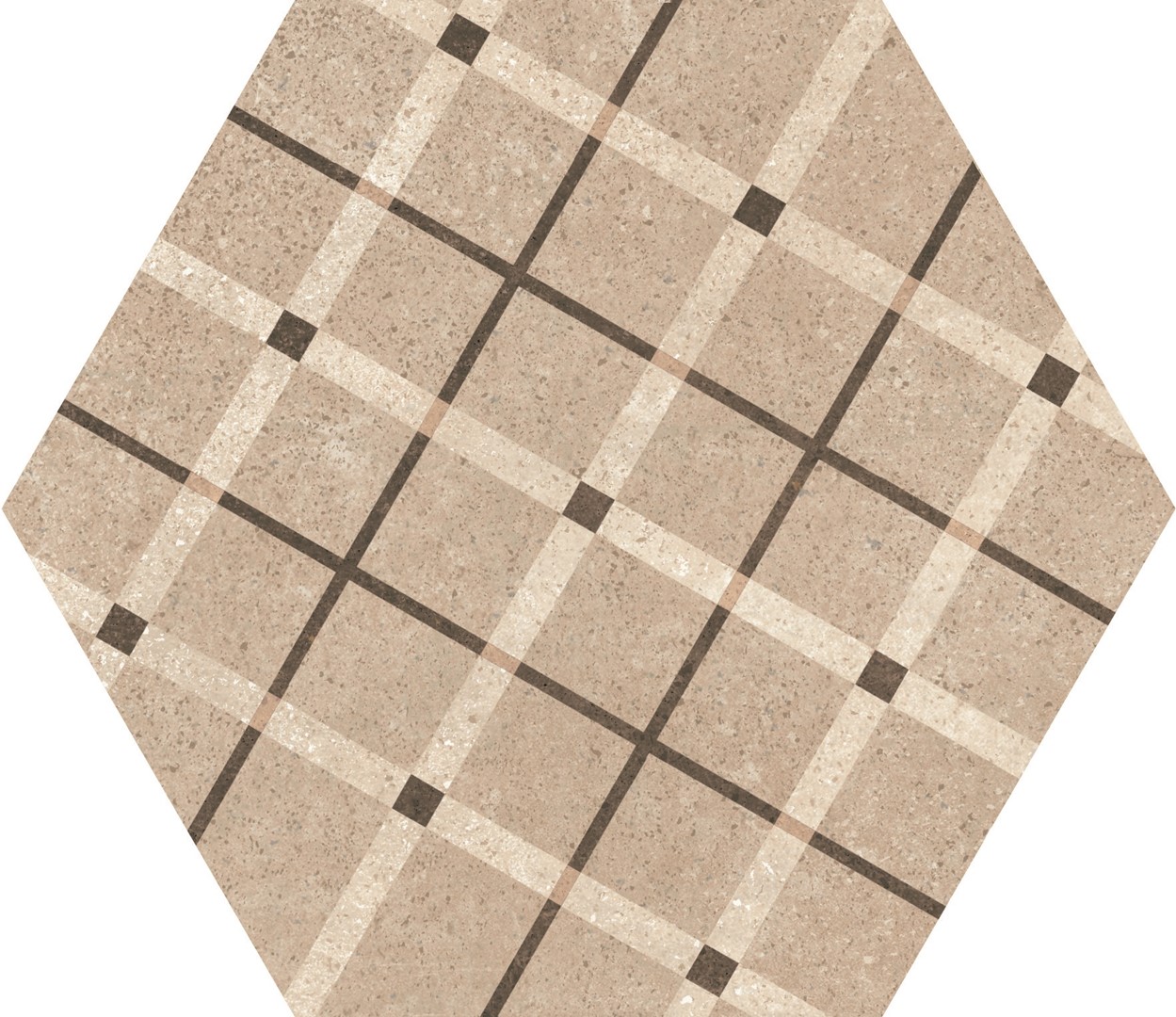 Equipe Hexatile Cement Geo Sand 17,5x20