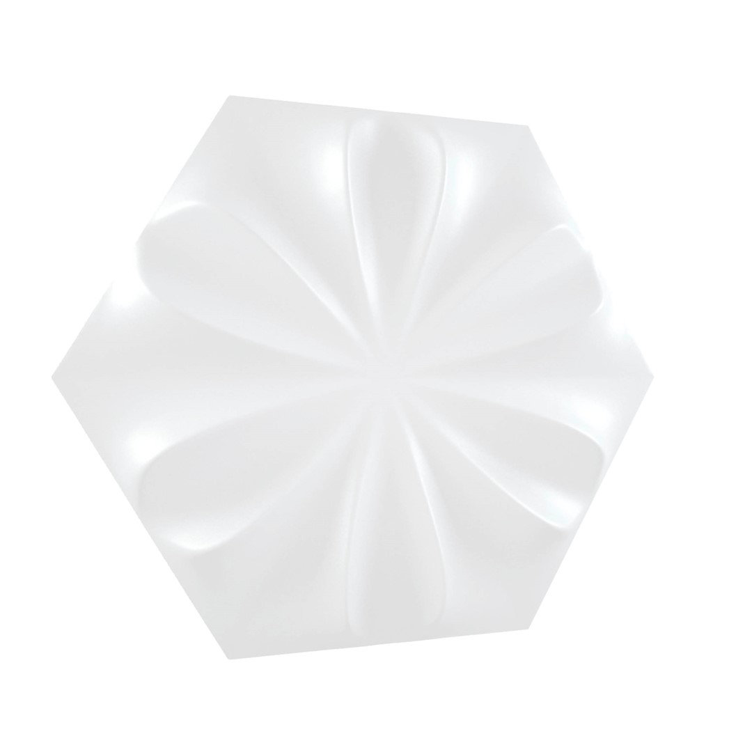 7WoW Fiore Ice White 21,5x25 Mat