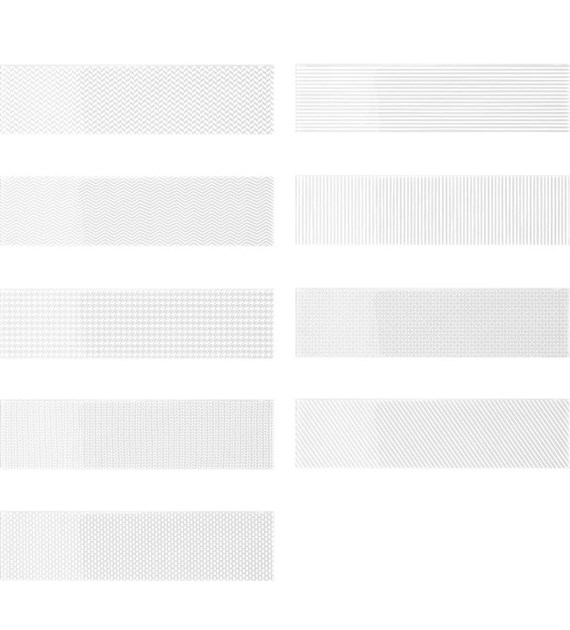 WoW Gradient White 7,5x30 Decor Gloss