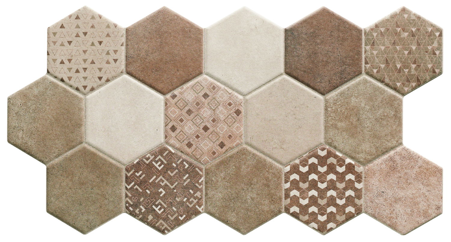 Realonda Habitat Hex Sand 26,5x51 Mat