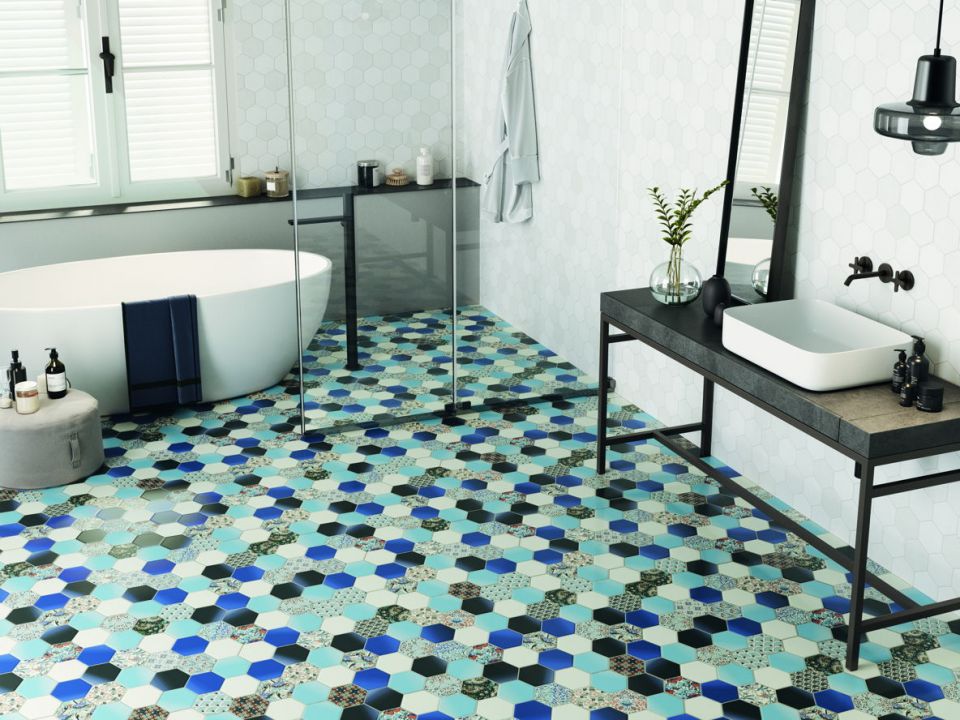 Realonda Hex Nouveau Blue 26,5x51