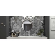 7WoW Metalic Mini Hexa Contract Steel 17,5x15 Glos