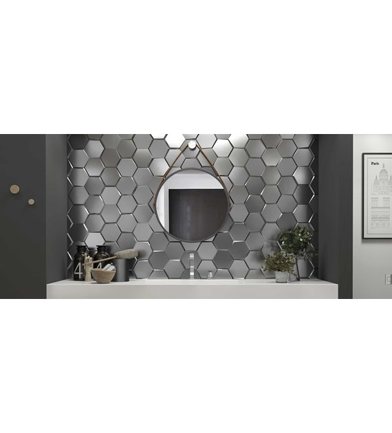 7WoW Metalic Mini Hexa Contract Steel 17,5x15 Glos