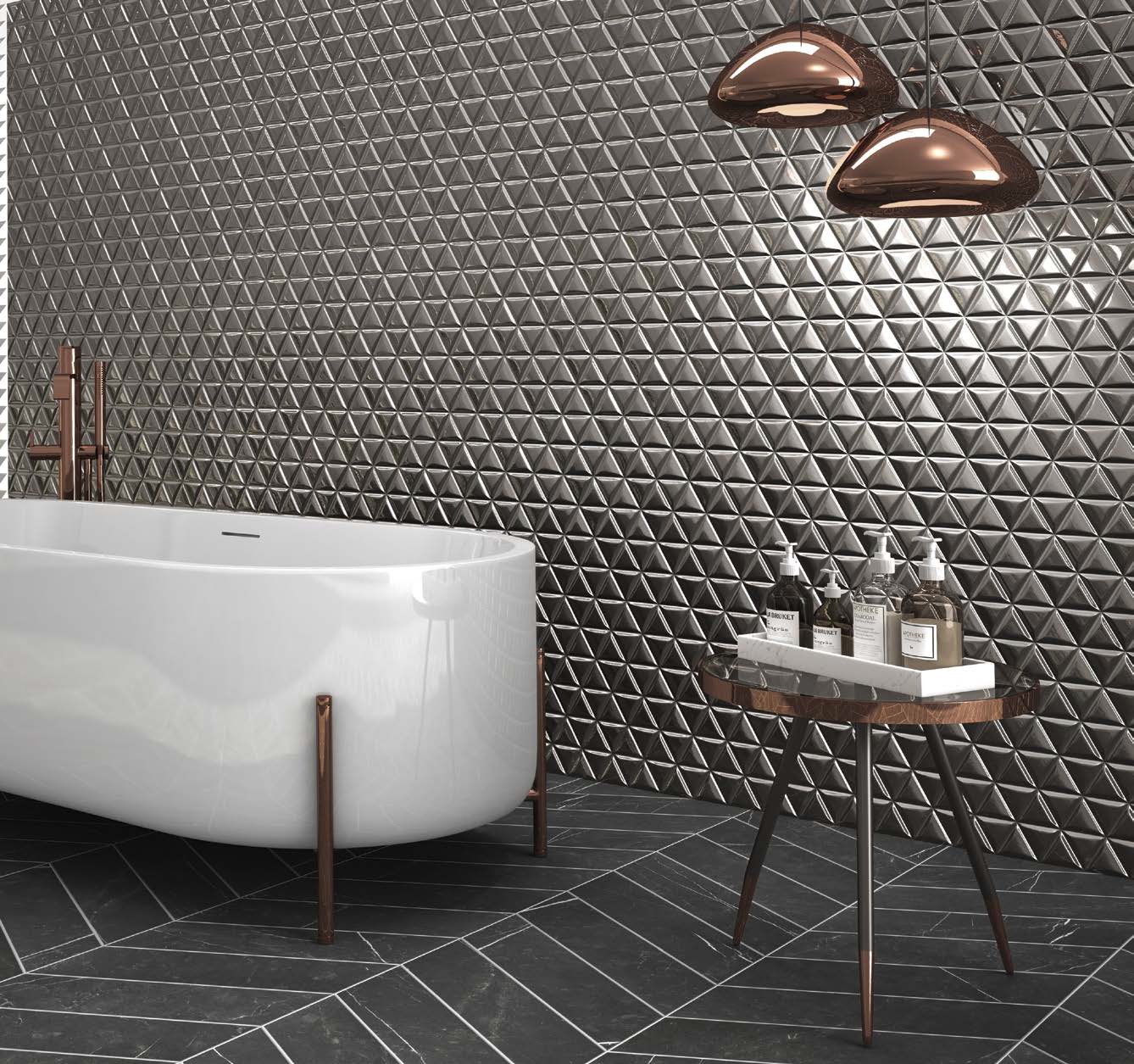 Realonda Diamond Waves Anthracite 70x40